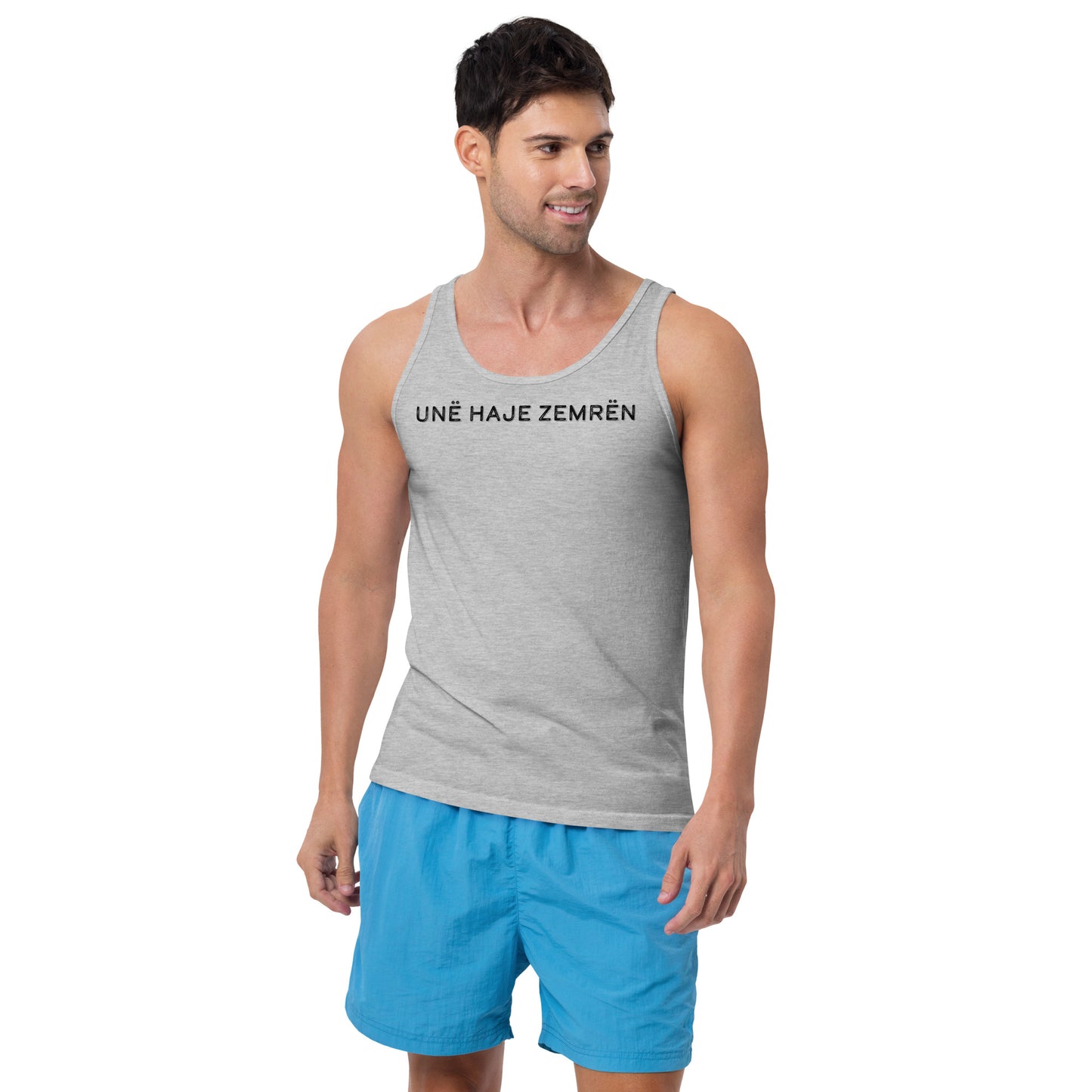 Men's Tank Top 'UNË HAJE ZEMRËN"