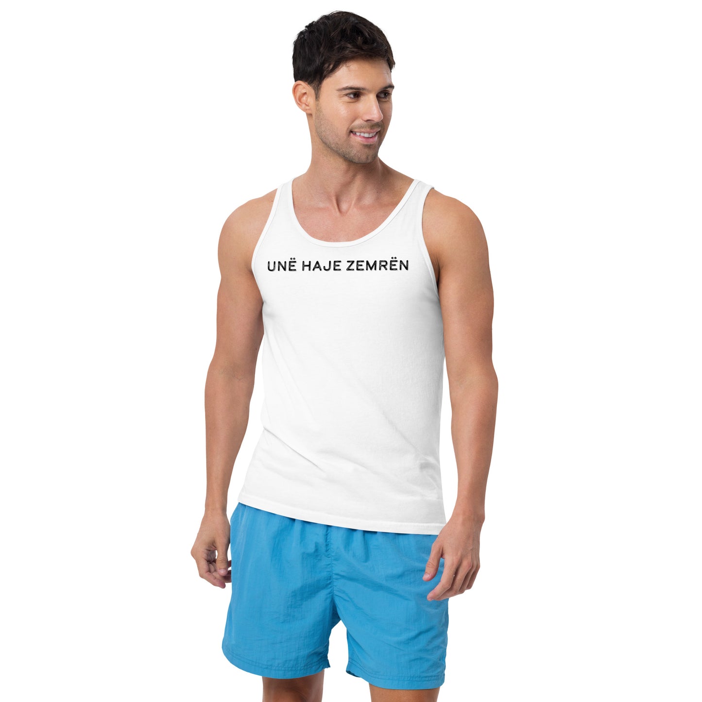 Men's Tank Top 'UNË HAJE ZEMRËN"